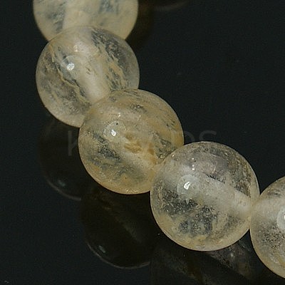 Watermelon Stone Glass Beads Strands Z0ND2012-1