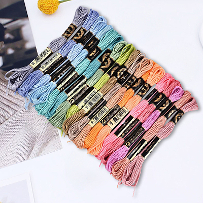 6-Ply Polyester Embroidery Floss OCOR-WH20074-01B-01-1