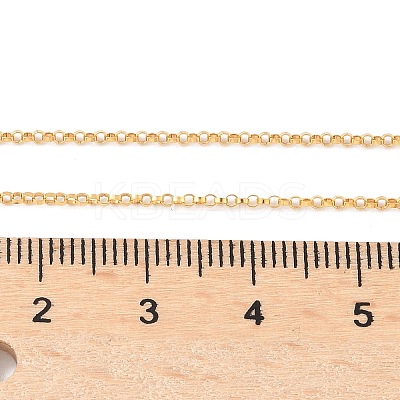 1/20 14K Gold Filled Rolo Chain Necklaces for Women Men NJEW-Z068-09G-1