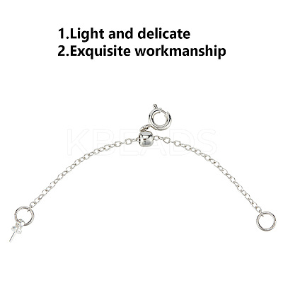 6Pcs 6 Style Brass Cable Chain Necklace Making FIND-AB00047-1