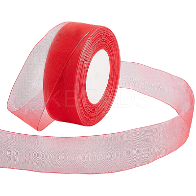 1 Rolls Sheer Organza Ribbon SRIB-CY0001-22B-05-1