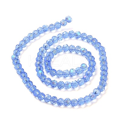 Electroplate Glass Beads Strands LS-EGLA-A034-T4mm-L04-1