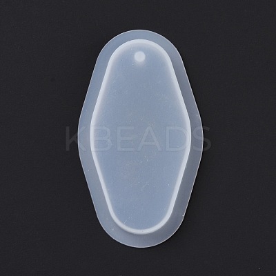 Rounded Rhombus Pendant Food Grade Silicone Molds DIY-D074-15-1