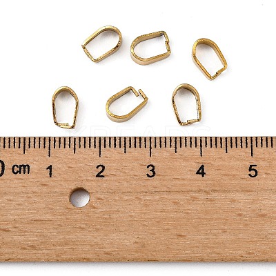Ion Plating(IP) 304 Stainless Steel Snap on Bails LS-STAS-L159-20G-1
