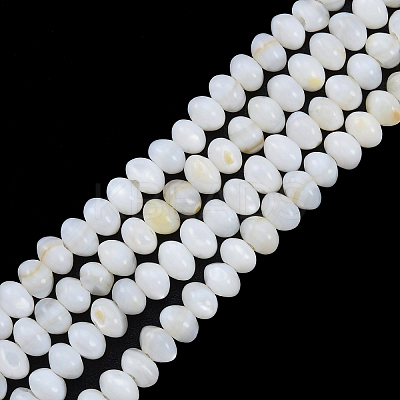 2 Strands Natural Freshwater Shell Beads Strands SHEL-NB0001-51-1