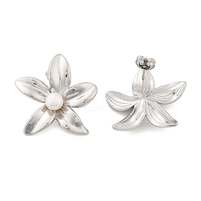 304 Stainless Steel Stud Earrings EJEW-S246-05P-1