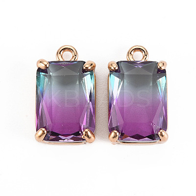 Gradient Color Glass Pendants X-GLAA-S193-008-A08-1