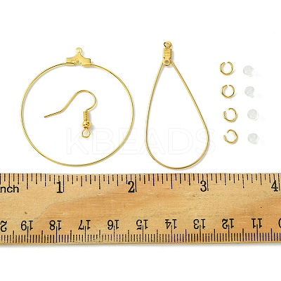 75Pcs 5 Styles 304 Stainless Steel Wire Pendants FIND-FS0002-24-1