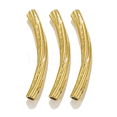 304 Stainless Steel Curved Tube Beads LS-STAS-M071-03D-G-1