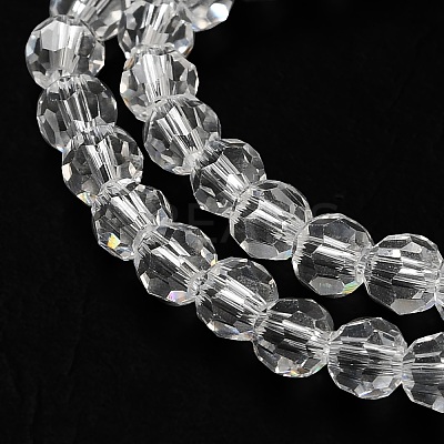 Transparent Glass Beads Strands EGLA-A035-T4mm-D19-1