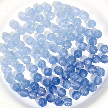 120Pcs Resin UV Reactive Beads RESI-PA0001-34C-1