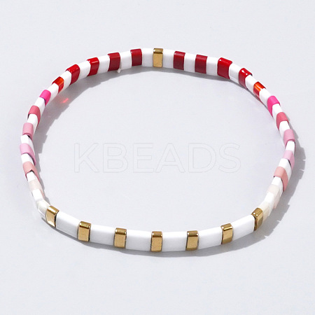 Bohemian Style Glass Seed Beaded Stretch Bracelets for Women Men ZJ1483-7-1