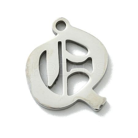 Non-Tarnish 201 Stainless Steel Pendants STAS-B055-01P-Q-1