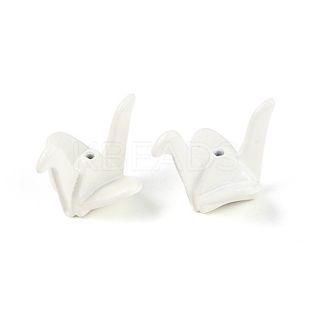 Rack Plating Spray Painted Alloy Beads PALLOY-T091-31A-1