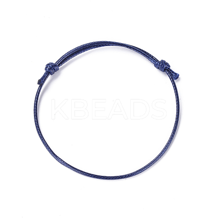 Korean Waxed Polyester Cord Bracelet Making AJEW-JB00011-14-1