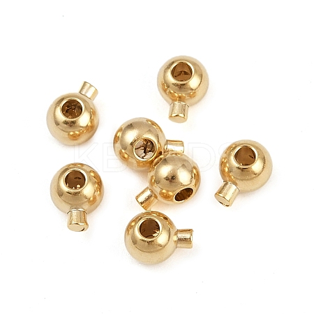 Brass Crimp Beads KK-P310-21B-G-1
