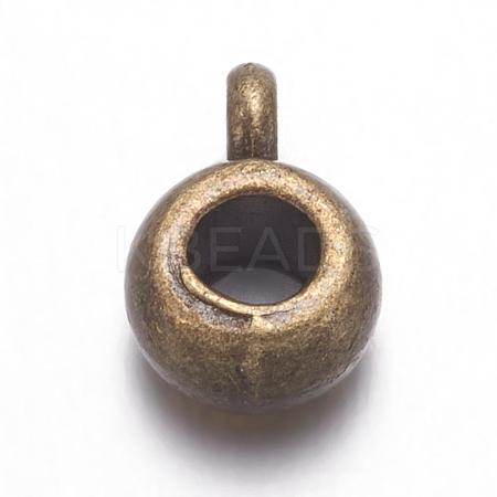 Tibetan Style Tube Bails WAB017H-AB-RS-1
