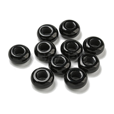 Natural Black Stone Beads G-Q173-03A-16-1