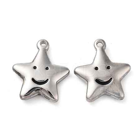 304 Stainless Steel Pendants STAS-L022-364P-1