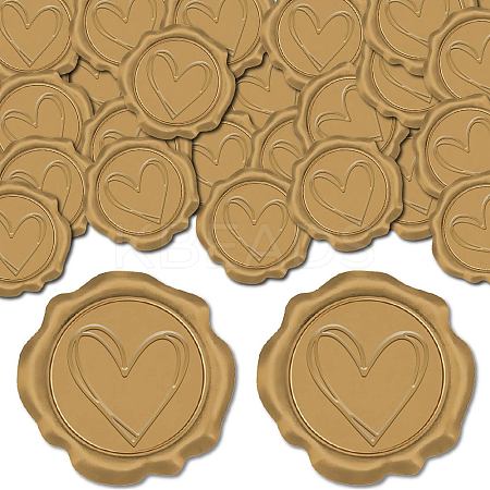 50Pcs Adhesive Wax Seal Stickers DIY-CP0010-84B-1