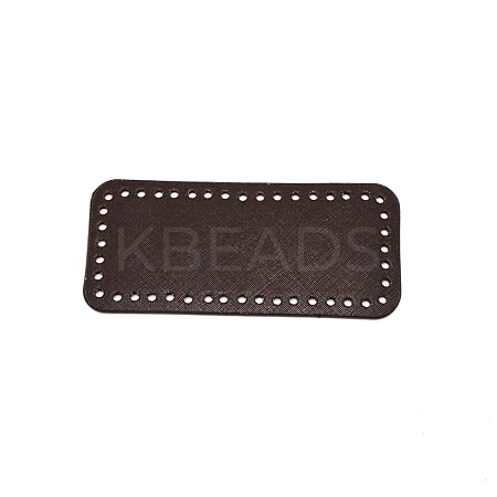 PU Leather Rectangle Bag Bottom PURS-WH0001-15D-1