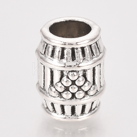 Tibetan Style Alloy European Beads X-TIBE-T011-12AS-FF-1