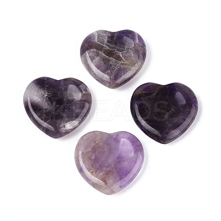 Natural Amethyst Worry Stones G-A213-09D-1