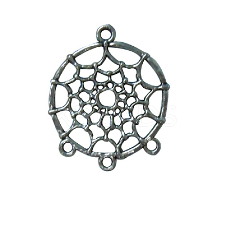 Tibetan Style Alloy Chandelier Components Links X-TIBE-A30127-AS-RS-1