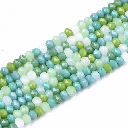 Opaque Glass Beads Strands X-GLAA-T006-07-A02-1