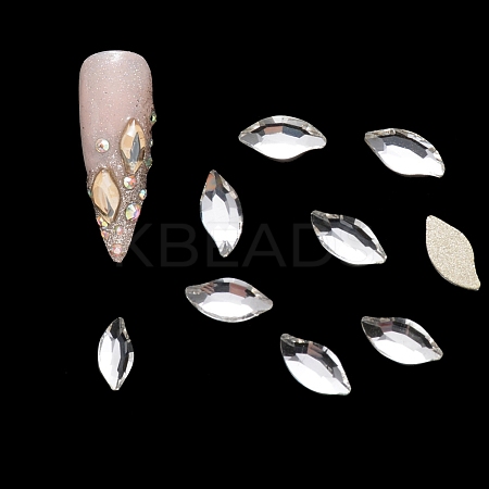Flat Back Glass Rhinestone Cabochons LS-MRMJ-Q072-32A-1