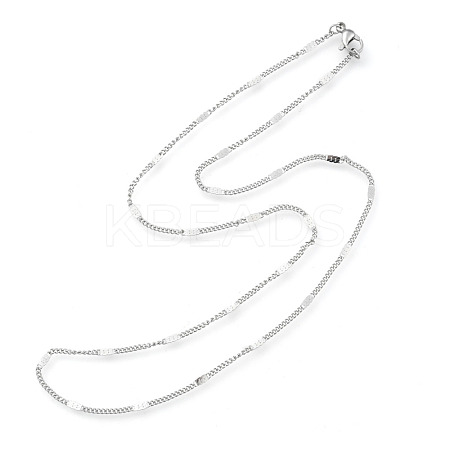 Non-Tarnish 304 Stainless Steel Link Chain Necklaces X-NJEW-F248-16A-P-1