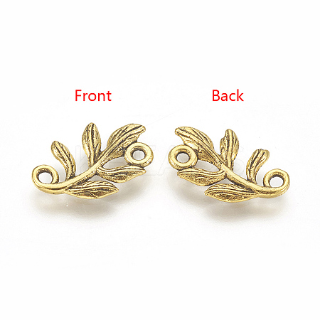 Tibetan Style Alloy Links Connectors LS-PALLOY-A15392-AG-1