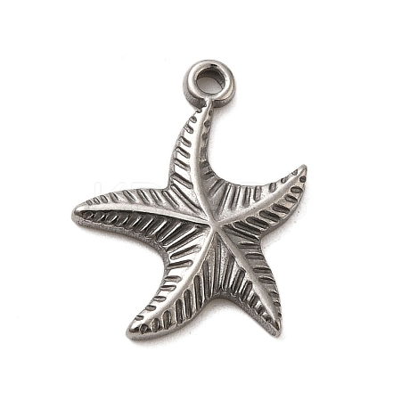 304 Stainless Steel Pendants STAS-G344-04B-P-1