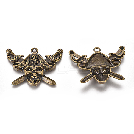 Tibetan Style Alloy Pendants LS-TIBEP-3293-AB-LF-1