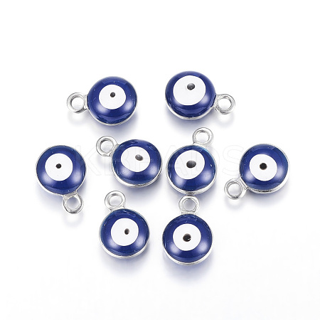 304 Stainless Steel Enamel Charms X-STAS-G122-24F-1