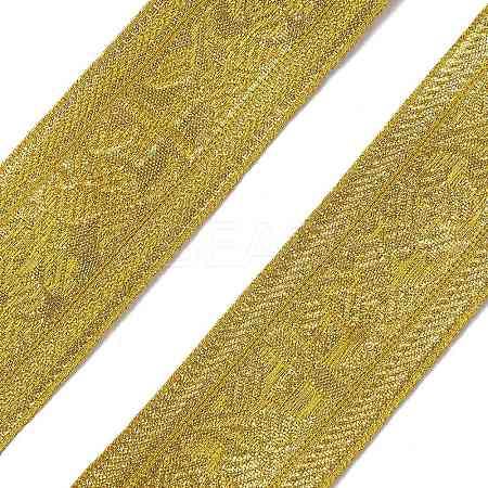 Vintage Jacquard Polyester Ribbon DIY-XCP0003-81-1