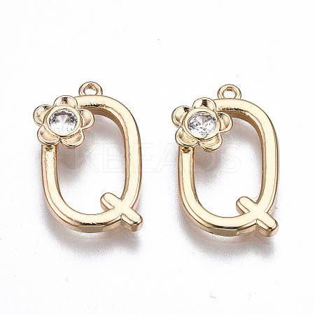 Brass Pendants KK-Q768-001G-Q-1