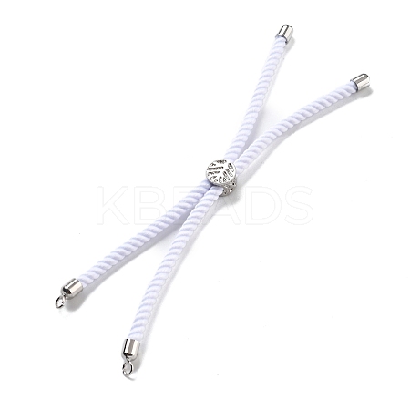 Twisted Nylon Cord Silder Bracelets DIY-B066-03P-23-1