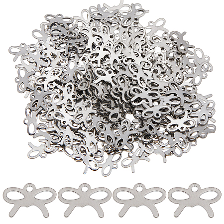 200Pcs 201 Stainless Steel Pendants STAS-DC0017-13-1