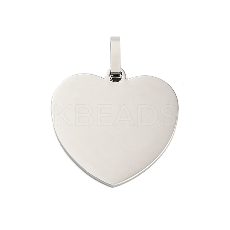 304 Stainless Steel Stamping Blank Tag Pendants STAS-Z126-02P-02-1