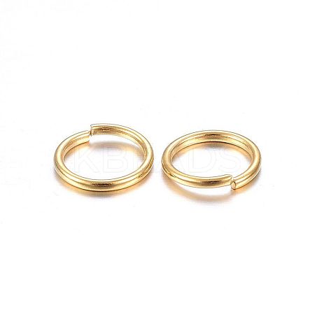 304 Stainless Steel Open Jump Rings STAS-O098-01G-12B-1