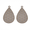 430 Stainless Steel Filigree Pendants LS-X-STAS-S108-25B-07-2