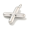 Non-Tarnish 304 Stainless Steel Pendants STAS-C102-15P-X-2