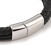 Braided Microfiber Leather Multi-strand Bracelets BJEW-B096-07D-3