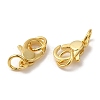 925 Sterling Silver Lobster Claw Clasps with Jump Rings STER-D006-18G-2
