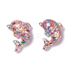 Transparent Resin Cabochons LS-RESI-I039-11-2