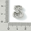 Rack Plating Brass Clear Cubic Zirconia Pendants KK-S378-01P-Z-3