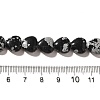 Natural Snowflake Obsidian Beads Strands G-R190-10mm-51-5