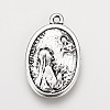 Tibetan Style Alloy Pendants TIBE-Q078-09AS-RS-3