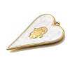 304 Stainless Steel Enamel Pendants STAS-E520-03A-G-2